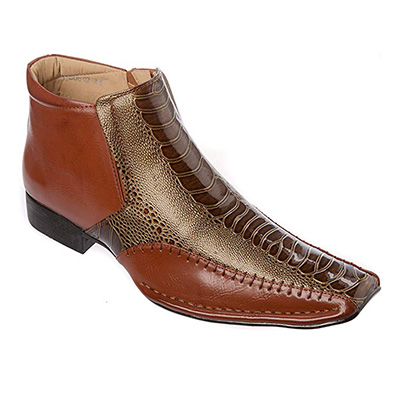 8. Alberto Fellini Mens Cow-Boy Boots Western Style Slip-on Shoes