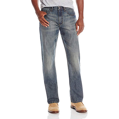 2. Wrangler Authentics Men’s Relaxed Fit Boot Cut Jean