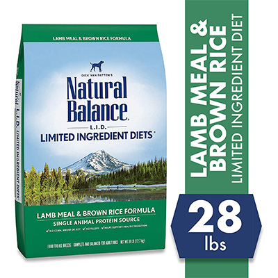 1. Natural Balance Limited Ingredient Diets Dry Dog Food