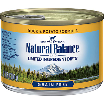2. Natural Balance Limited Ingredient Diets Wet Dog Food