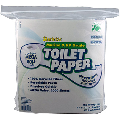 10. Star Brite Toilet Tissue Marine/RV Grade Fast Dissolving Paper
