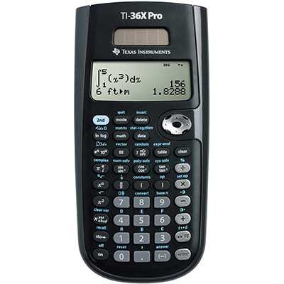 1. Texas Instruments Engineering/Scientific Calculator (TI-36X Pro)