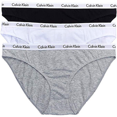 7. Calvin Klein Women's Carousel Cotton Bikini Panty