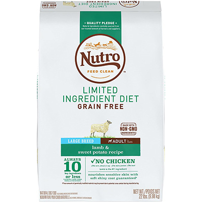 4. NUTRO Limited Ingredient Diet Adult Dry Dog Food
