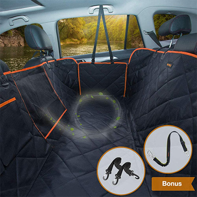 4. iBuddy Dog Seat Covers for Back Seat