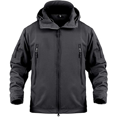 5. FFNIU Water Repellent Windproof Tactical Jacket Coat for Men