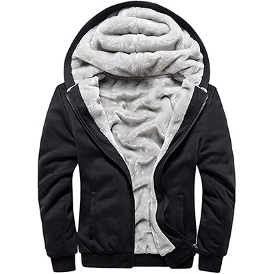 6. MACHLAB Men’s Pullover Wool Warm Thick Coats