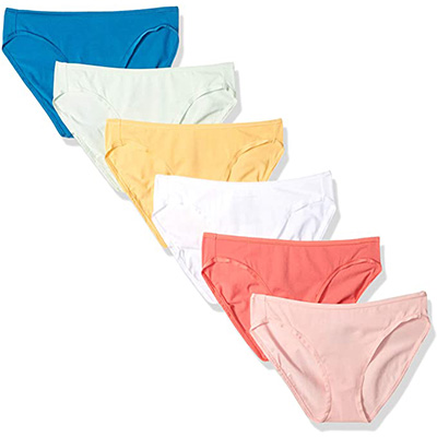 1. Amazon Essentials Women's Cotton Bikini Panty