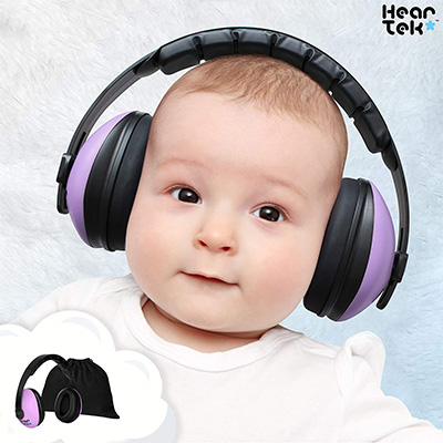 9. HEARTEK Baby Ear Protection Muffs