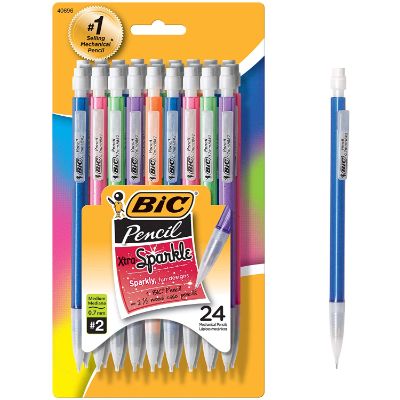 1. BIC MPLP241 Xtra-Sparkle Mechanical Pencil