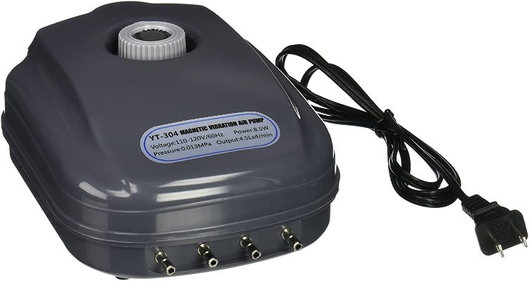 SUN YT-304 Aquarium Air Pump with 4 Outlets