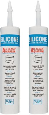 Aqueon 10.3 Ounce Silicone Clear (Pack of 2)