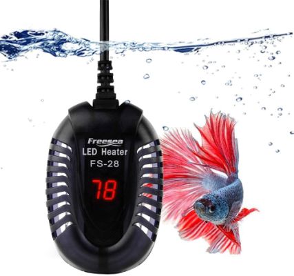 FREESEA 50W Mini Submersible Aquarium Heater